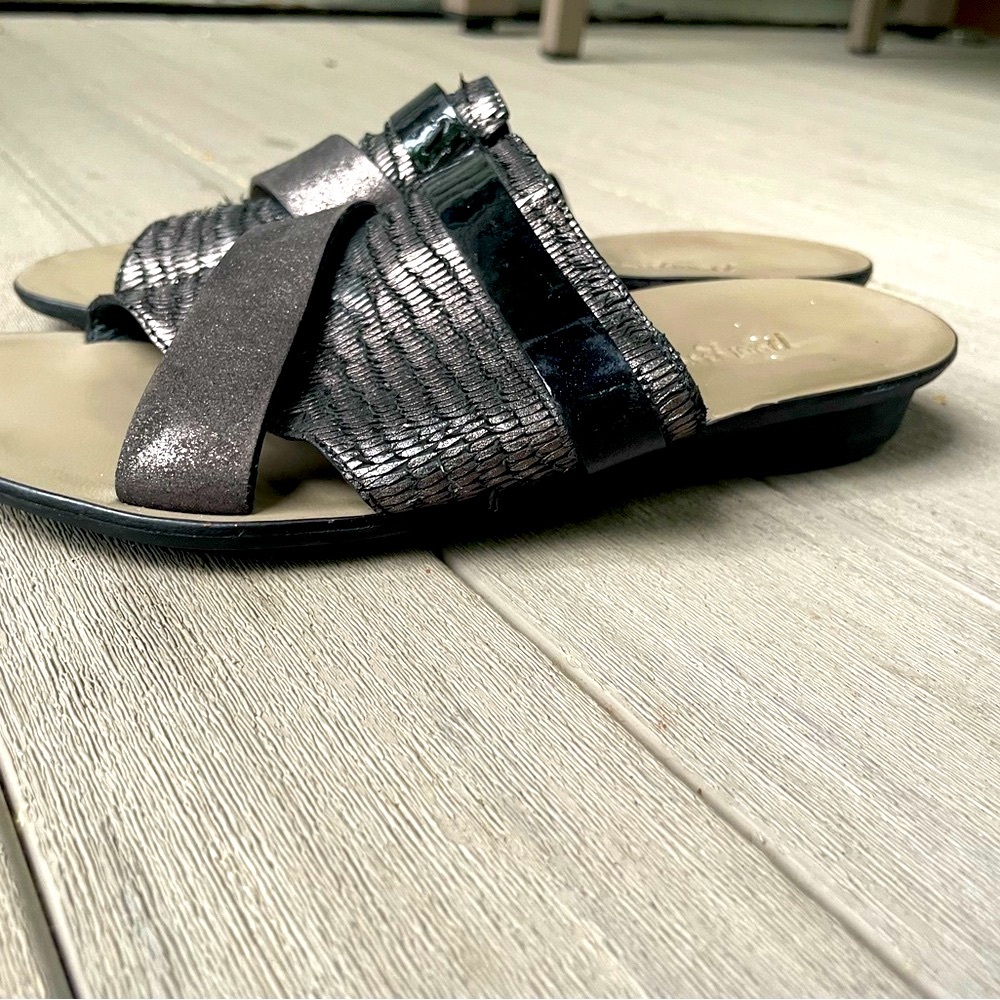 Paul Green Leather Sandals - Picture 4 of 7